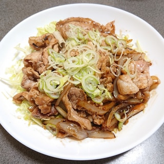 簡単☆すき焼きのタレで作る豚肉のスタミナ炒め